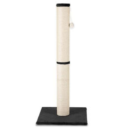 Rohrschneider RS 22375 Kratzbaum XL für Katzen mit Sisalstämmen und Spielkugel, 45x45x107 cm, Beige Schwarz Grau – Bild 1 von 1