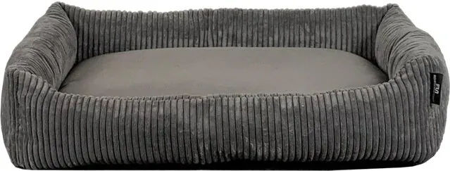 Rohrschneider Tierbett Coon Grau 60 x 40 cm aus Polyester für kleine Hunde und Katzen – Bild 1 von 7