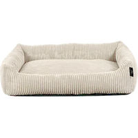 Produktbild von Rohrschneider Tierbett Coon Hundekissen und Katzenbett aus Polyester in Beige oder Grau, 15 x 49 x 70 cm