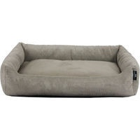 Produktbild von Rohrschneider Tierbett Corvin Hundebett und Katzenbett aus Cord in Taupe 15 x 49 x 70 cm