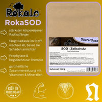 Produktbild von Rokale SOD Zellschutz Pulver zur Unterstützung von Gelenken, Muskeln und Knochen 1000g
