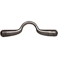 Produktbild von Roldan Asa Caldera Western Snaffle Gebiss für Pferde aus Edelstahl in Schwarz und Silber