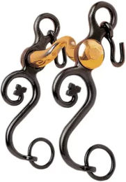 Roldan Real Escuela Western Snaffle-Trense für Pferde aus Edelstahl in Blau und Gold – Bild 1 von 1