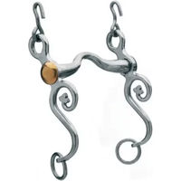 Produktbild von Roldan Real Escuela Western Snaffle-Trense für Pferde mit Silberbeschlag 13,5 cm