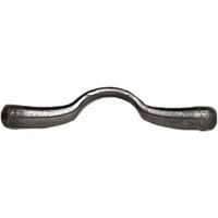 Produktbild von Roldan Western Snaffle Gebiss für Pferde mit glattem gebogenem englischem Mundstück aus Edelstahl