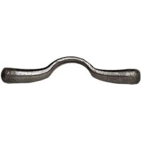 Produktbild von Roldan Western Snaffle Gebiss für Pferde mit glattem gebogenem englischem Mundstück aus Edelstahl
