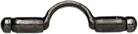 Roldan Western Snaffle Gebiss mit gebogenen Speichelrollen aus Edelstahl für Pferde – Bild 1 von 1
