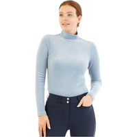 Produktbild von Rollkragenpullover Damen Jeanine Ashley Blue Samt XL