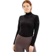 Produktbild von Rollkragenpullover Damen Jeanine Meteorite XS in Samt-Optik