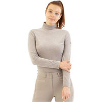 Produktbild von Rollkragenpullover Damen Jeanine Moon Rock Grau Samt XS