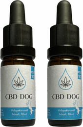 Rolvit CBD Öl für Hunde Doppelpack mit 10% CBD Anteil zur Beruhigung – Bild 1 von 2