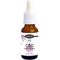 Produktbild von rolvit CBD Öl für Katzen 5% zur Beruhigung und Unterstützung der Gelenke 10ml