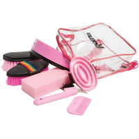Produktbild von Roma 7-teiliges Pflegeset mit Rucksack in Rosa aus Kunststoff