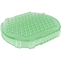 Produktbild von Roma Brights Massagehandschuh für Pferde aus Gummi in Grün