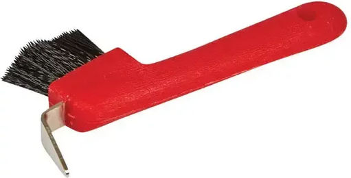 Roma Deluxe Pferdehufkratzer aus Nylon in Rot – Bild 1 von 2