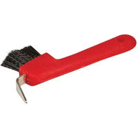 Produktbild von Roma Deluxe Pferdehufkratzer aus Nylon in Rot