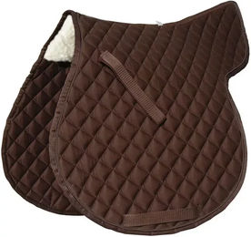 Produktbild von Roma Grand Prix All Purpose Numnah Satteldecke für Pferde aus Nylon in Braun