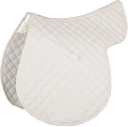 Produktbild von Roma Grand Prix All Purpose Numnah Satteldecke für Pferde Vollblut Weiß aus Nylon