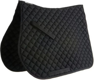 Roma Grand Prix All Purpose Satteldecke für Ponys aus Baumwolle Schwarz – Bild 1 von 3