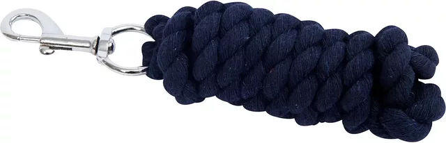 Roma Longe Reiten Leadropes mit Silberclip Navy 2m – Bild 1 von 2
