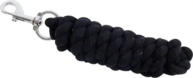 Roma Longierseil mit Silberclip Schwarz 2m – Bild 1 von 2