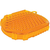 Produktbild von Roma Massagehandschuh für Pferde aus Gummi in Orange