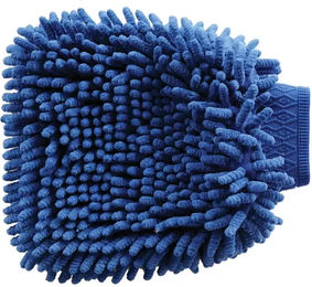 Produktbild von Roma Mikrofaser Massagehandschuh für Pferde in Blau