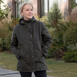 Romneys Damen Wachsjacke New Ashdown Schwarz Größe S wasserabweisend aus Baumwolle – Bild 1 von 7