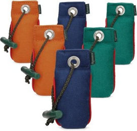 Romneys Dummy Suchen Stoff Dummy Bunt für das Apportiertraining 100g – Bild 1 von 4