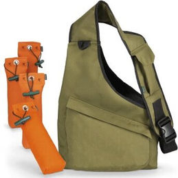 ROMNEYS Dummytasche Sidemount aus Polyester inklusive 4 Dummies in Grün – Bild 1 von 3