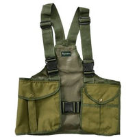 Produktbild von Romneys Dummyweste Jungla Lite aus Polyester in Grün für das Hundetraining mit Platz für 10 Dummies