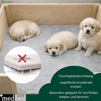 Produktbild von ROMNEYS Hundedecke Grau 70 x 100 cm aus Polyester feuchtigkeitsdurchlässig und antiallergen - 1 Stk.
