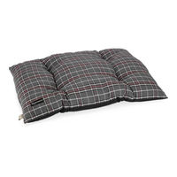 Produktbild von Romneys Hundekissen New Tartan grau aus Baumwolle 70 x 100 cm