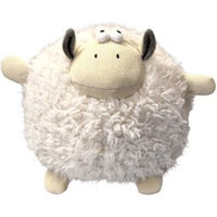 Produktbild von Romneys Kuschel-Schaf Tamme Hundespielzeug aus Plüsch in Weiß und Beige ca. 30 cm
