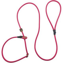 Romneys Moxon-Leine Biothane Neon Pro wasserfest Rosa 130 cm – Bild 1 von 7
