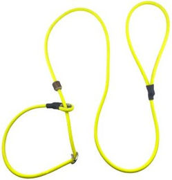 Romneys Moxonleine Biothane Neon Pro wasserfest Neon-Gelb 130 cm x 6 mm – Bild 1 von 6