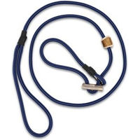 Produktbild von ROMNEYS Moxonleine Durham Hundeleine mit Hirschhorn-Zugstopp Blau 130 cm