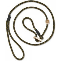 Produktbild von ROMNEYS Moxonleine Durham Strong Hundeleine und Halsband in einem mit Zugstopp 130 cm Oliv