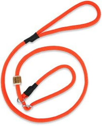 ROMNEYS Moxonleine Melrose 2-in-1 Hundeleine mit Zugstopp Orange 130 cm – Bild 1 von 5