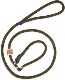 ROMNEYS Moxonleine Melrose Hundeleine 2-in-1 mit Zugstopp Oliv 130 cm – Bild 1 von 5