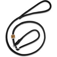 Produktbild von ROMNEYS Moxonleine Melrose Hundeleine 2-in-1 Seilleine Schwarz 1,3 m