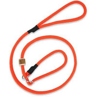 Produktbild von Romneys Moxonleine Melrose Hundeleine aus Gurtband in Orange 170 cm wasserabweisend