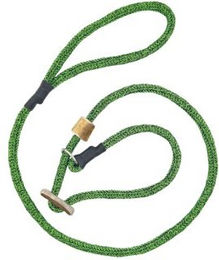 ROMNEYS Moxonleine Melrose Nature Schleppleine aus Nylon in Grün Natur 130 cm – Bild 1 von 5