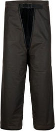 ROMNEYS Regenhose wasserdichte Überhose aus Baumwolle braun Größe M – Bild 1 von 3