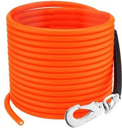 ROMNEYS Schleppleine aus Kunststoff Orange 20 m wasserabweisend – Bild 1 von 2