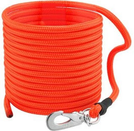 ROMNEYS Schleppleine für Hunde zur Wasserarbeit, schwimmend, Orange, 5 m – Bild 1 von 5