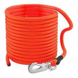 ROMNEYS Schwimmende Schleppleine für Hunde aus Polypropylen Orange 20 m – Bild 1 von 5