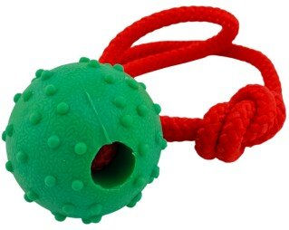 ROMNEYS Spielball Fly aus TPR für Hunde in Rot und Grün – Bild 1 von 3