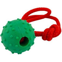 Produktbild von ROMNEYS Spielball Fly aus TPR für Hunde in Rot und Grün
