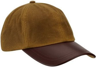 ROMNEYS Wachscap aus Baumwolle mit Lederschirm in Beige wasserabweisend – Bild 1 von 2